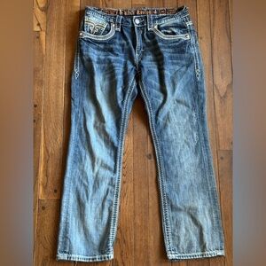 ROCK REVIVAL Sebastian Straight Denim Jeans 

Men’s 34x30